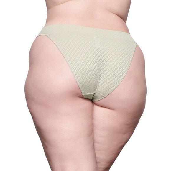 SKIMS Logo Mesh Boy Short + Cheeky Brief Lot of 2 Bone Olive 4X - Picture 5 of 11